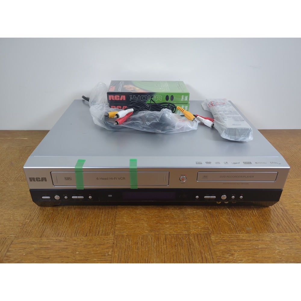 RCA DRC8320N DVD / VCR Player & Recorder 6 Head Hi-Fi VCR New w/ Remote - No Box